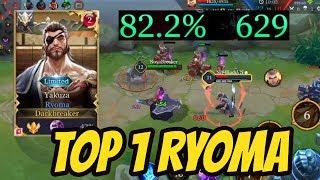 TOP 1 RYOMA FULL DAMAGE BUILD  | AoV | 傳說對決 | RoV | Liên Quân Mobile