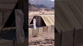 Model of the tabernacle in Timna Park, Israel 2024