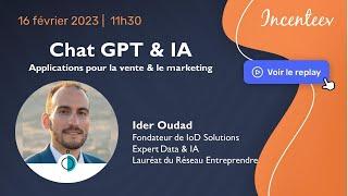 Chat GPT et IA - Applications pour la vente et le marketing