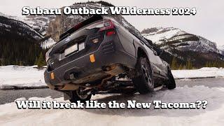 Subaru Outback Wilderness 2024 Most Difficult Snow Off-road Trail it Seen!!