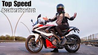 2025 Pulsar RS200 Acceleration Test | Top Speed & Review!!