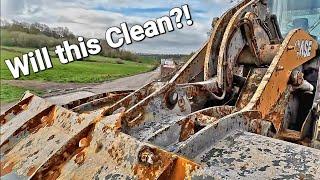 Blast Cleaning, Removing Rust and Old Paint. Refurbishing Heavy Machinery!