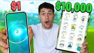 $1 vs $1,000 vs $10,000 Pokémon GO Account!