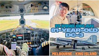 Flying on a WWII-Era DC-3! A Historic Day Trip from Melbourne to King Island