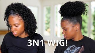 Super Easy & Quick Hairstyle | Get the Perfect Look with HerGivenHair 3n1 Half Wig!