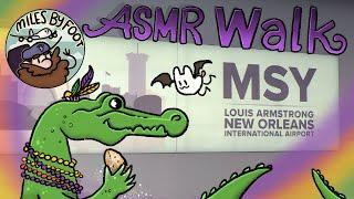 The Ultimate ASMR Airport Walk - New Orleans (MSY) - All Gates, All Concourses, No Interruptions!