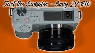 Just the Samples - Sony ZV-E10