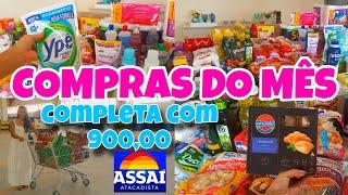 COMPRAS DO MÊS COMPLETA NO ASSAÍ ATACADISTA