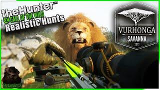 Realistic Hunts Episode #6! Crossbow Hunting Lion & Cape Buffalo! Call of the wild