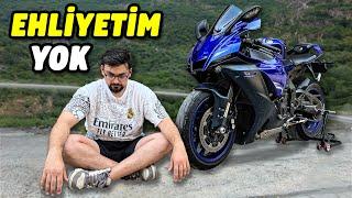 EHLİYETSİZ MOTOR SÜRMEK ? - R1 MOTOVLOG