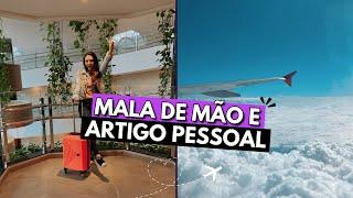 A Diferença entre Mala de Bordo e Artigo Pessoal | Viagens de Avião