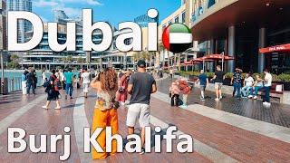 Amazing Dubai Burj Khalifa Day and Night Walking Tour 4K