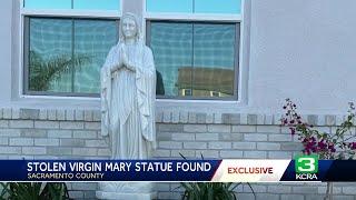 Sacramento County deputies recover stolen Virgin Mary statue