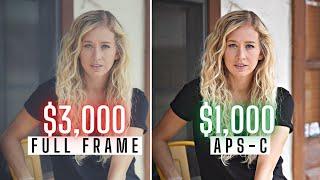 $3,000 Full Frame vs $1,000 APS-C Camera Setup for Portraits