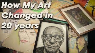 How My Art Changed in 20 years | My 20 years Art Journey