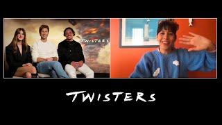 Tornados: Hablamos con Glen Powell, Daisy Edgar-Jones y Anthony Ramos