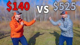 BUDGET vs EXPENSIVE WARM DOWN JACKETS