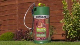 How to Quickly Paint your Fence with Ronseal Precision Finish Fence Sprayer