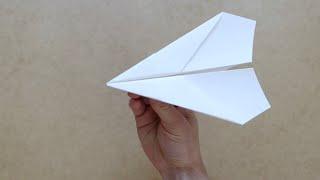 Einfacher Papierflieger falten der weit fliegt -  Anleitung / Tutorial