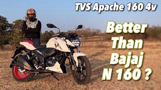 2023 TVS Apache 160 4v Special Edition Review - Better Than Bajaj N 160 ?