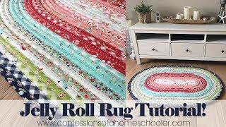 Official Jelly Roll Rug Tutorial