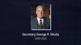 IDI Celebrates the Life of Secretary George Shultz