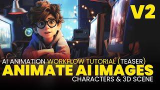 Animate 3D Characters With AI - Full AI Animation Workflow