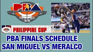 SAN MIGUEL BEERMEN VS MERALCO BOLTS PBA FINALS FULL SCHEDULES | PBA PHILIPPINE CUP 2023-2024