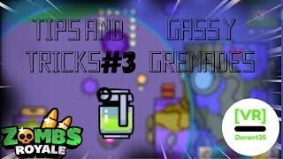 Zombs Royale Tips and Tricks #3: Gassy Grenades | [VR] Durant35