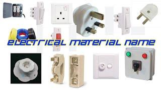 Electrical Material Names || Electrical Equipment New Technical Tips 24