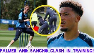 DRAMATIC CHAOS ERUPTS IN CHELSEA TRAINING: PALMER VS SANCHO!