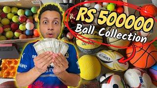 BALL COLLECTION HUA Rs 5 LAKH KA !! (PART 4)   #ball #collection #unboxing #cricket