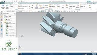 Unigraphics NX- Part Modeling Example 5 II Bevel Gear