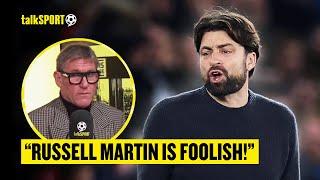 'You’re a Fool!' Simon Jordan Argues Russell Martin's Style Of Play Made His Sacking Inevitable!