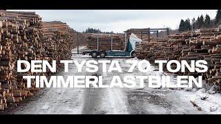 Den tysta 70 tons timmerlastbilen