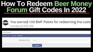 How To Redeem Beer Money Forum Gift Codes In 2022