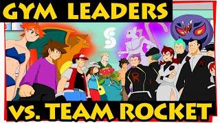 GYM LEADERS vs TEAM ROCKET Final Battle - Pokémon Red 33