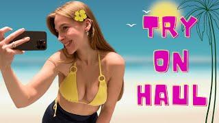 [4K] Bikini TRY on HAUL with Liza