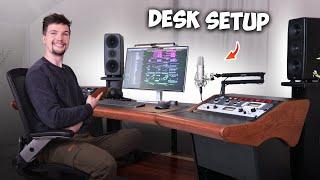 My EPIC Home Music STUDIO DESK SETUP For 2025!!!