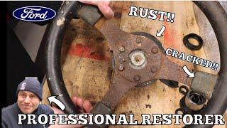 Forgotten Ford RS3 Spoke Steering Wheel was Burried Under a Shed for 10 Years!!