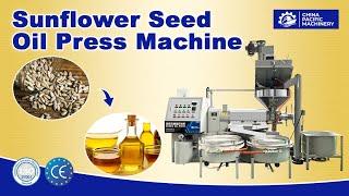 Integrated Sunflower Oil Press Machine|Sunflower Soybean Screw Oil Expeller|Sunflower Oil Extraction