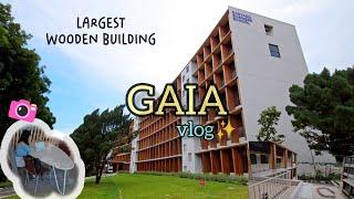 FULL Tour Asia's Largest Wooden Building - Gaia @ NTU Singapore [ university exploration vlog ]