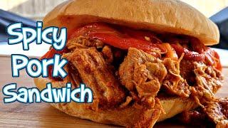 Spicy | Pork | Sandwich | Portuguese Food | Cacoila