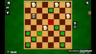 I played St.Patrick's Day checkers