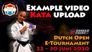 EXAMPLE eTournament - KATA video upload