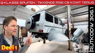 Tikkende RS6 C8 komt terug  | G-Klasse bodem spuiten | RS4 Eventuri Coating Custom stuur