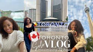 72 HOUR SOLO TRIP TO TORONTO & NIAGARA FALLS TRAVEL VLOG| LIA LAVON