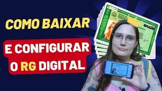 COMO BAIXAR E USAR O RG DIGITAL - Atualizado 2024