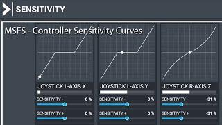 MSFS - Adjusting Controller Sensitivity Curves