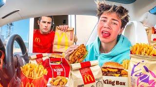 Eating the SPICIEST FOOD From Every Fast Food Restaurant!